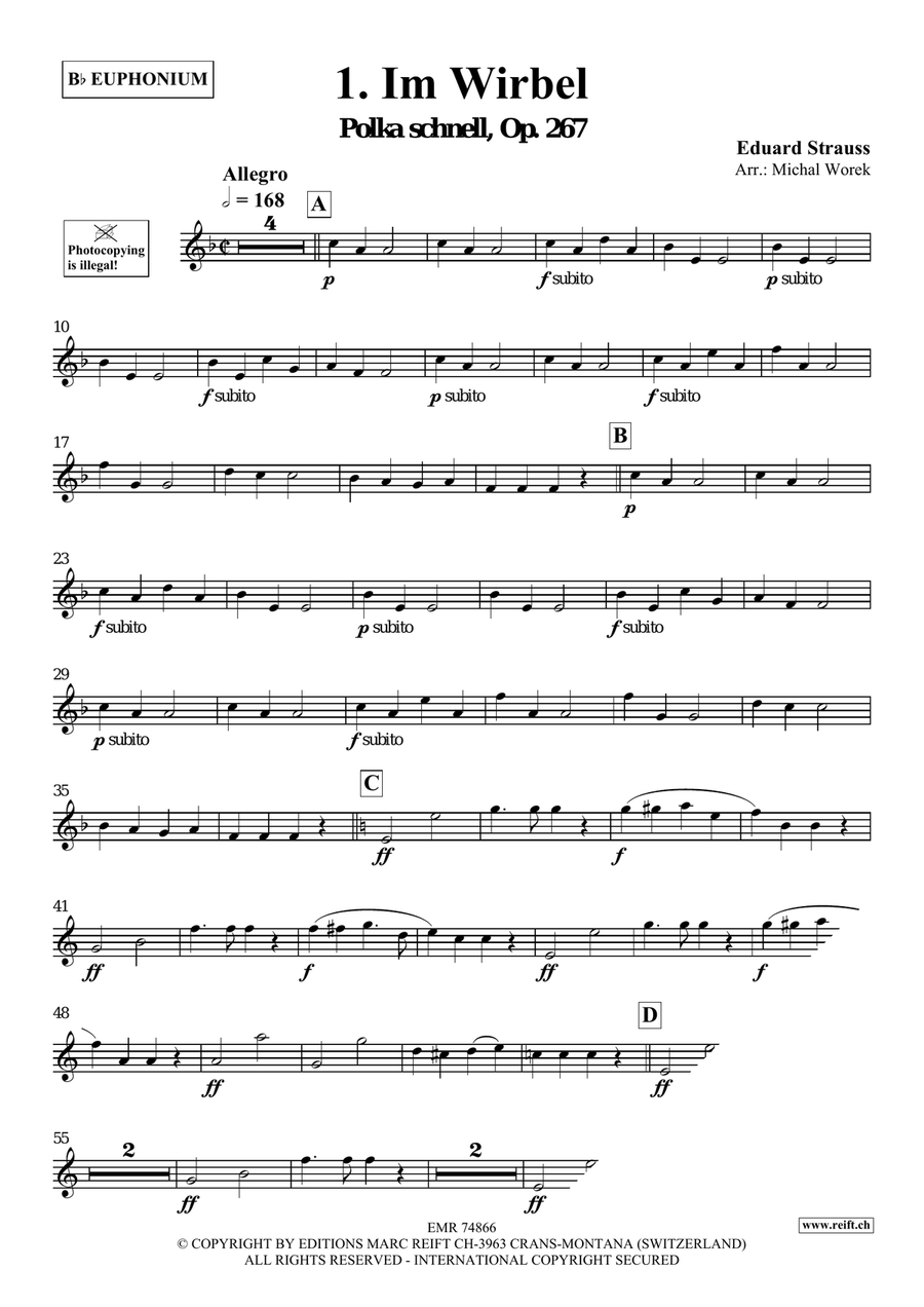 The Charm Of Vienna Volume 3 Euphonium scores gallery preview page 3