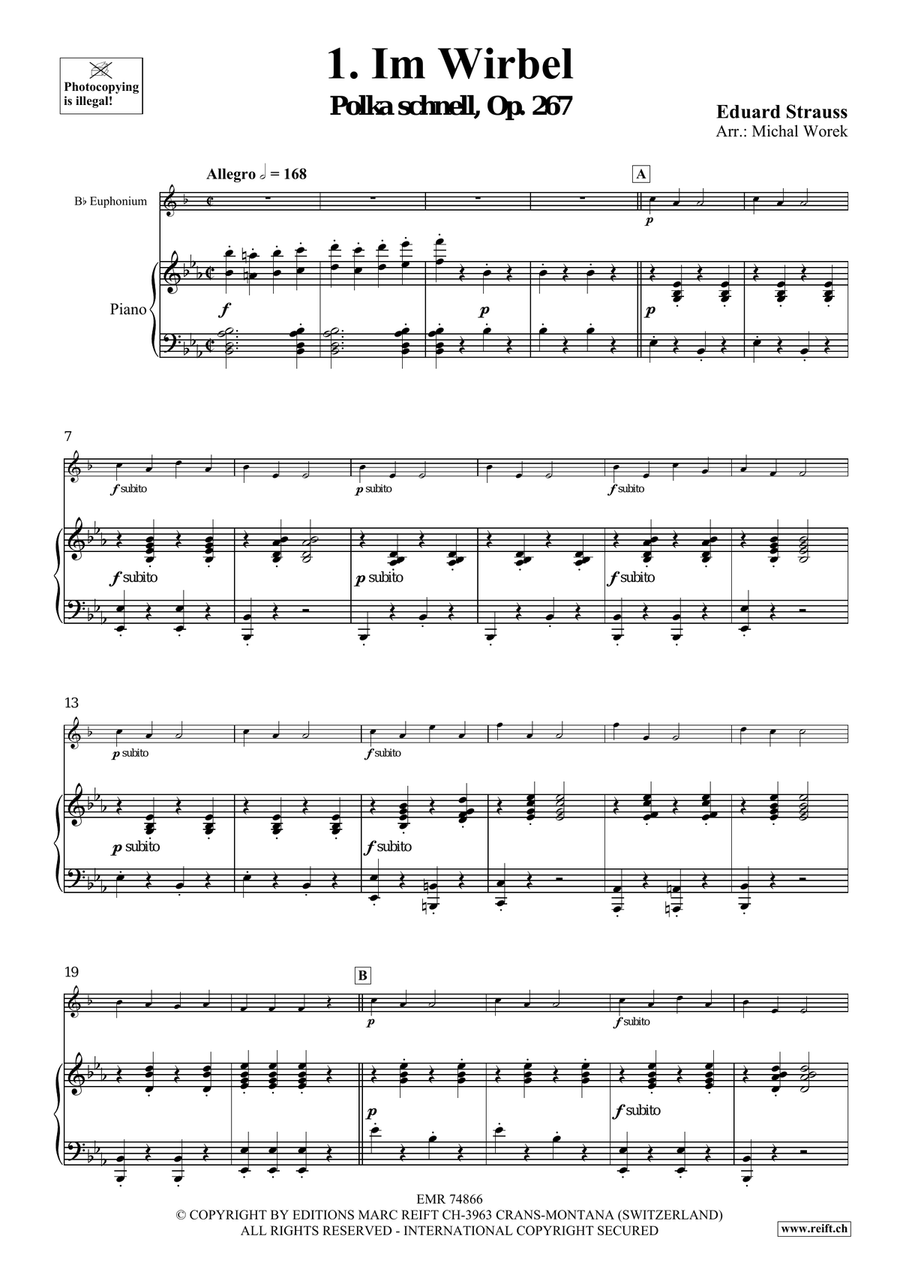 The Charm Of Vienna Volume 3 Euphonium scores gallery preview page 4