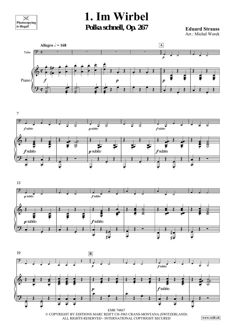 The Charm Of Vienna Volume 3 Tuba scores gallery preview page 4