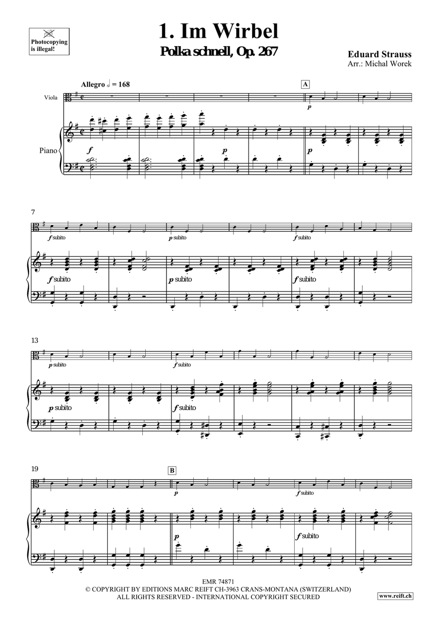 The Charm Of Vienna Volume 3 Viola scores gallery preview page 4