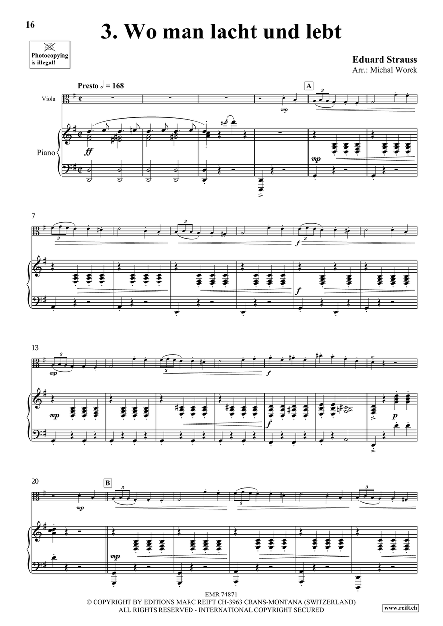 The Charm Of Vienna Volume 3 Viola scores gallery preview page 8