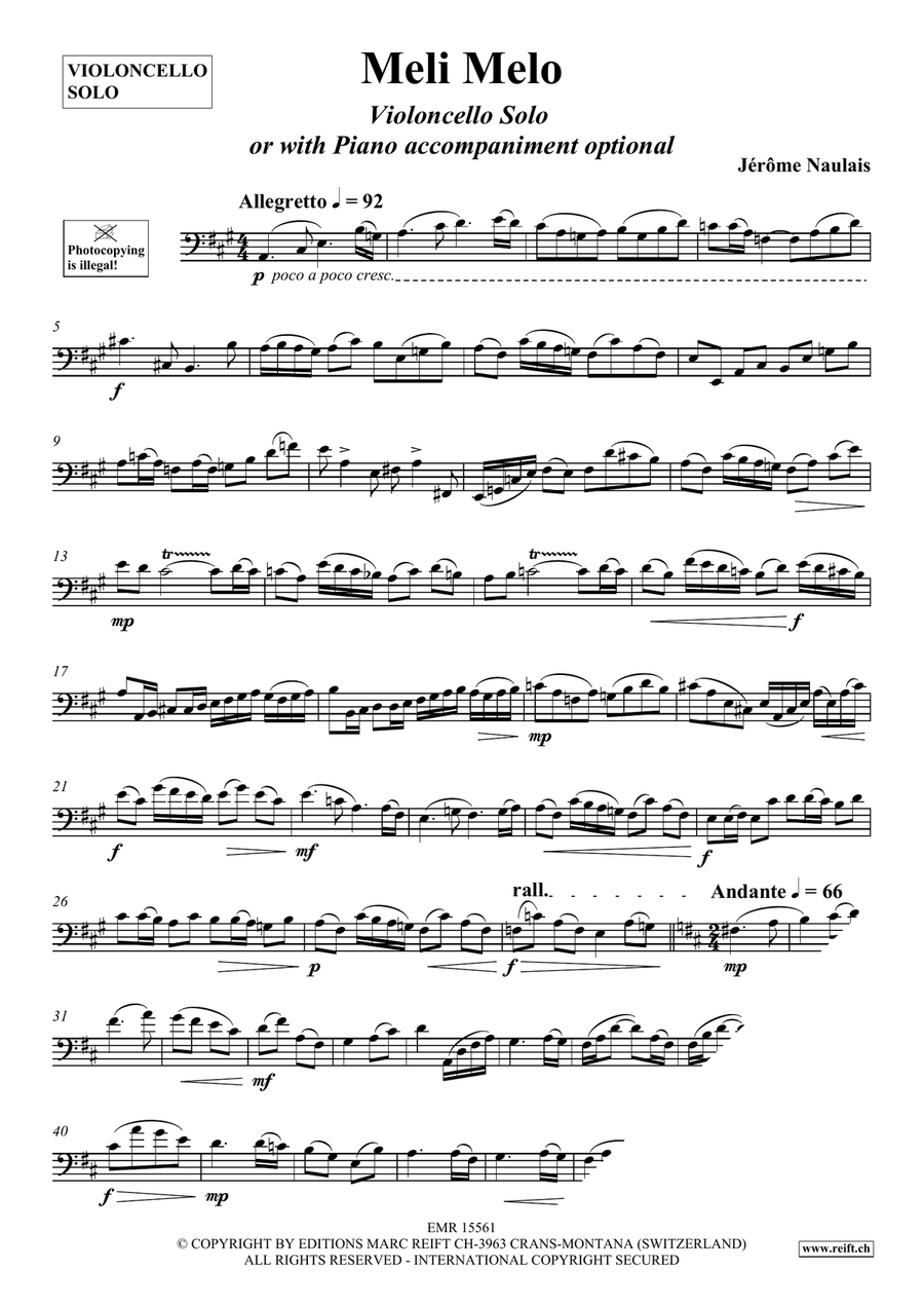 Meli Melo Meli Melo Piano Accompaniment scores gallery preview page 4