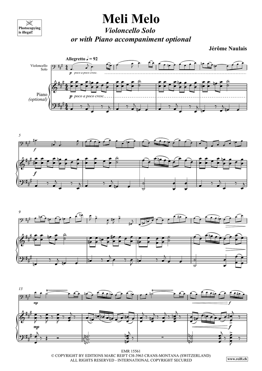 Meli Melo Meli Melo Piano Accompaniment scores gallery preview page 5
