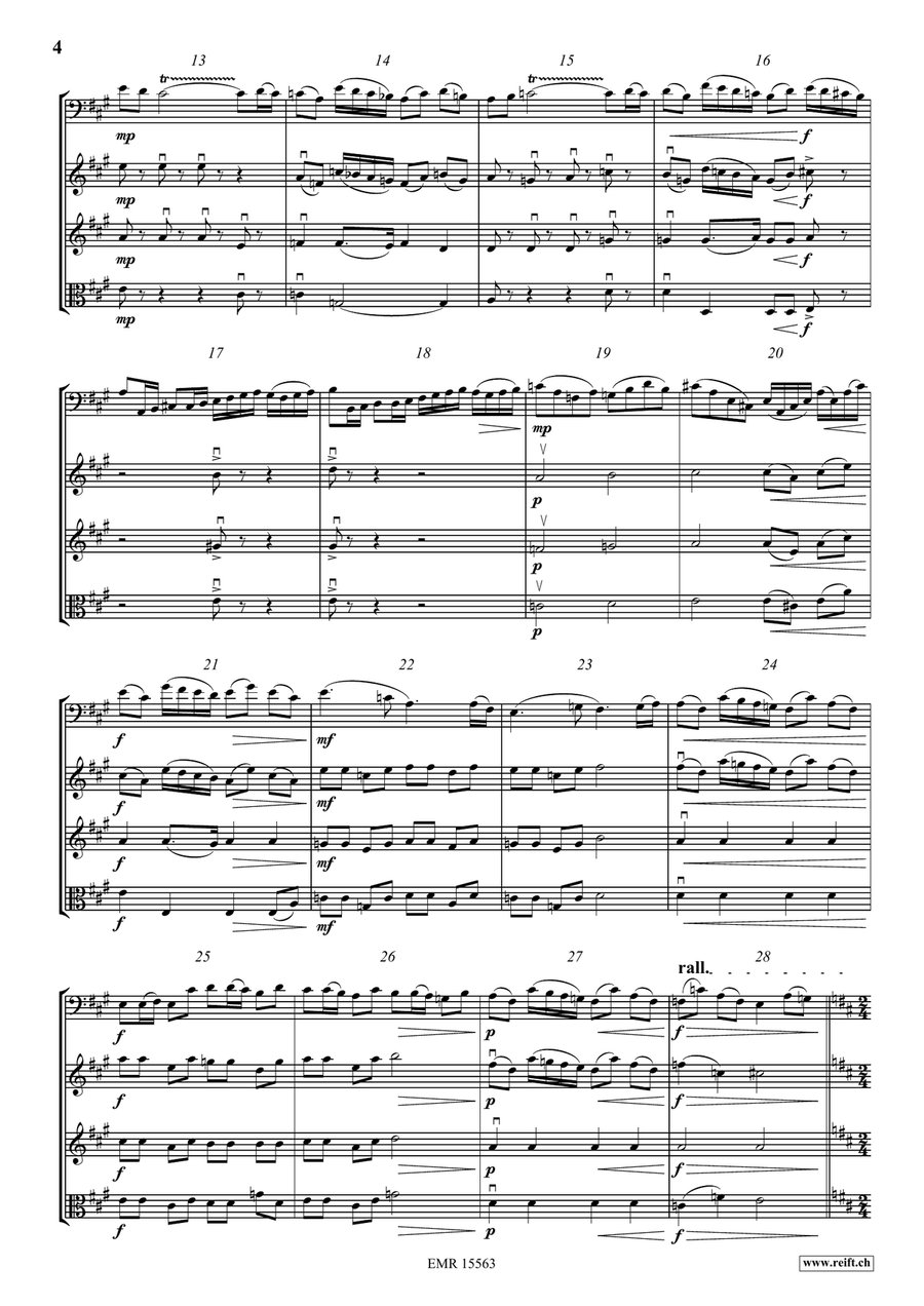 Meli Melo Meli Melo String Quartet scores gallery preview page 5