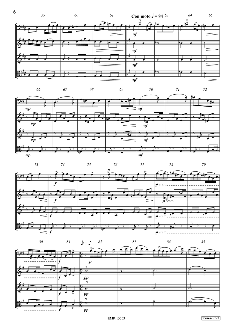 Meli Melo Meli Melo String Quartet scores gallery preview page 7