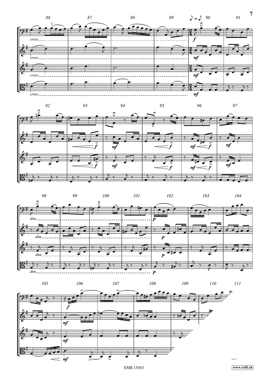 Meli Melo Meli Melo String Quartet scores gallery preview page 8