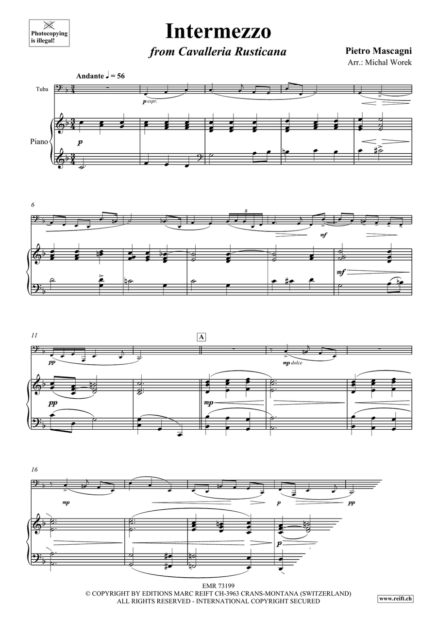 Intermezzo Intermezzo Tuba scores gallery preview page 3