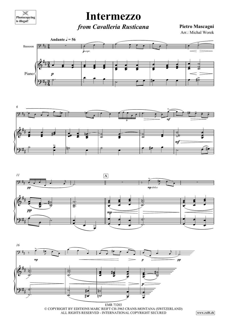 Intermezzo Intermezzo Bassoon Solo scores gallery preview page 3
