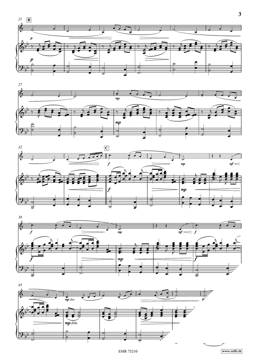 Intermezzo Intermezzo Bass Clarinet scores gallery preview page 4
