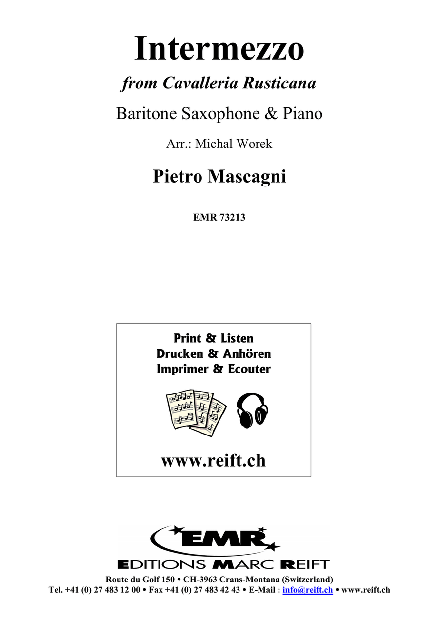 Intermezzo Intermezzo Baritone Saxophone scores gallery preview page 2