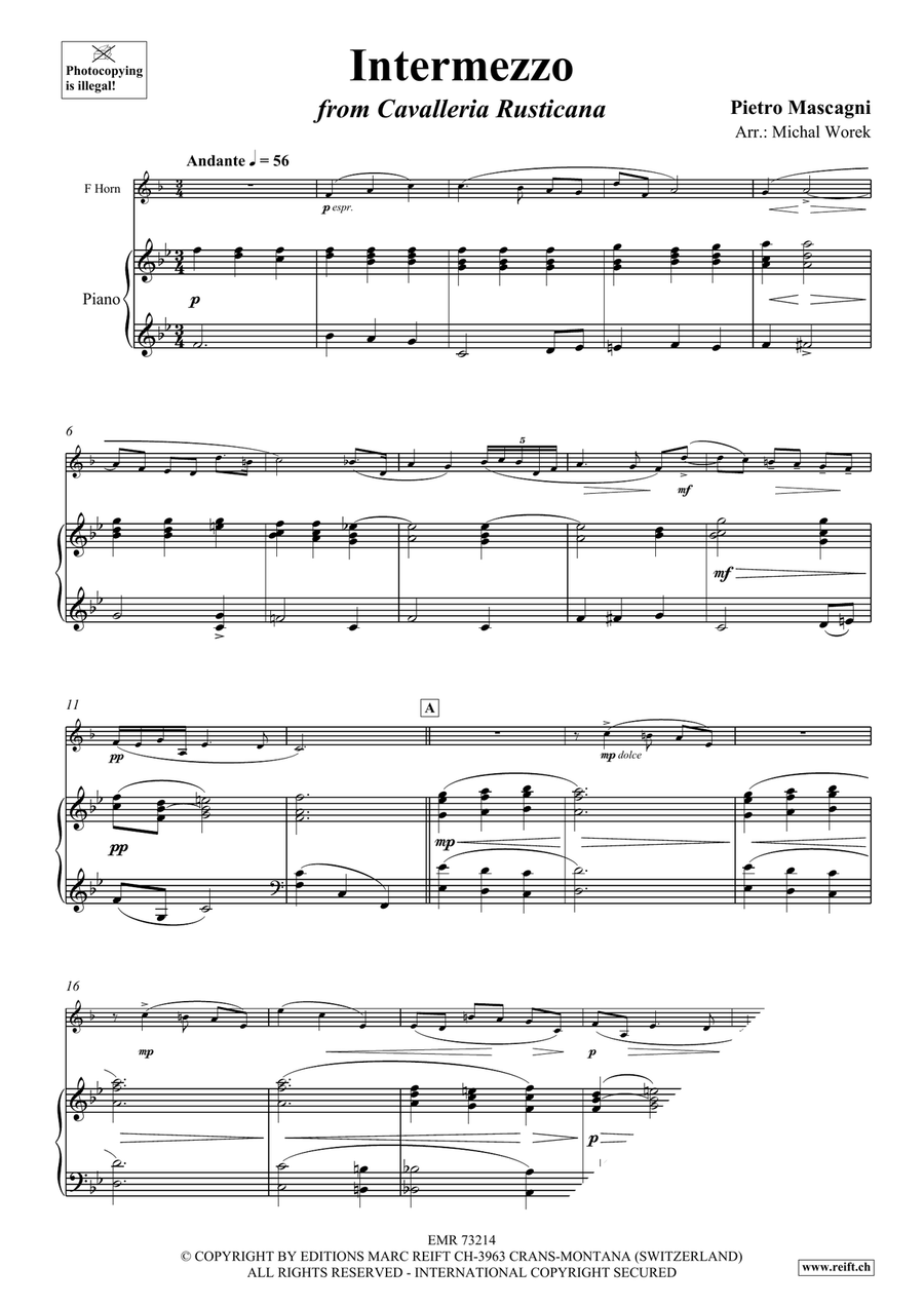 Intermezzo Intermezzo Horn scores gallery preview page 3