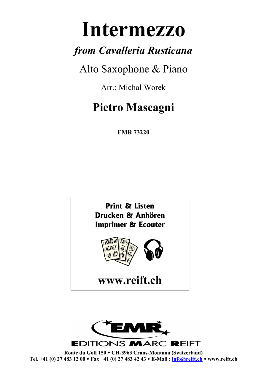 Intermezzo Intermezzo Alto Saxophone scores gallery preview page 2