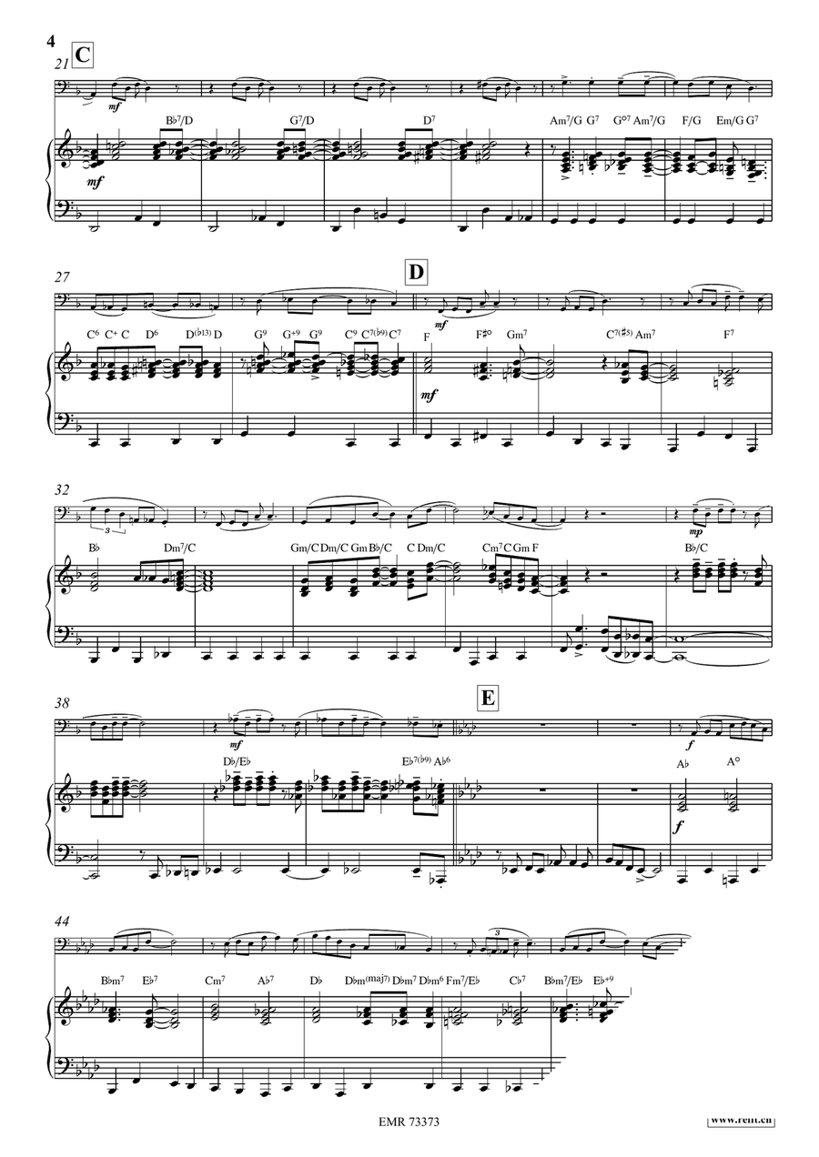 Ain't Misbehavin' Ain't Misbehavin' Bass Trombone scores gallery preview page 4