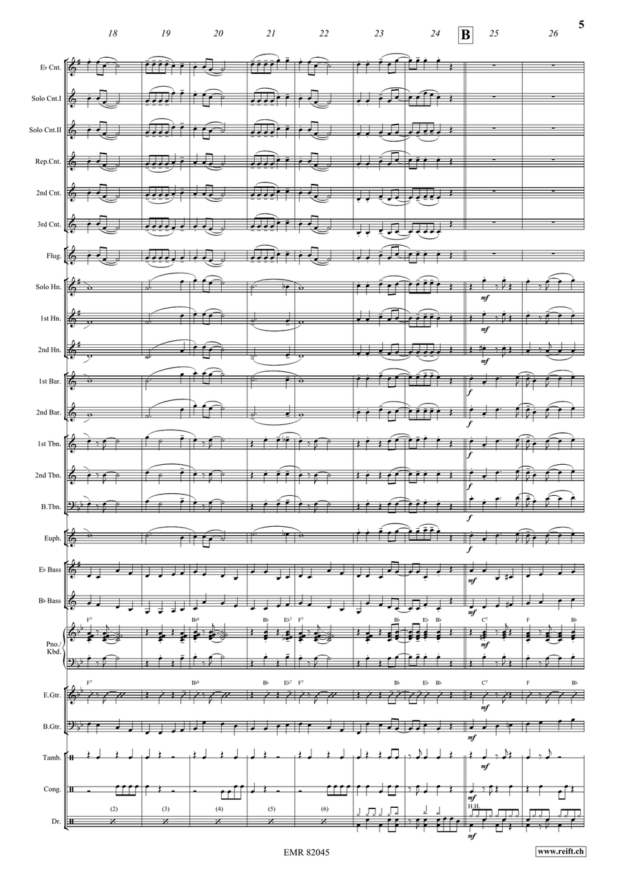 Birewegge Chäs und Brot Birewegge Chäs und Brot Brass Band scores gallery preview page 6