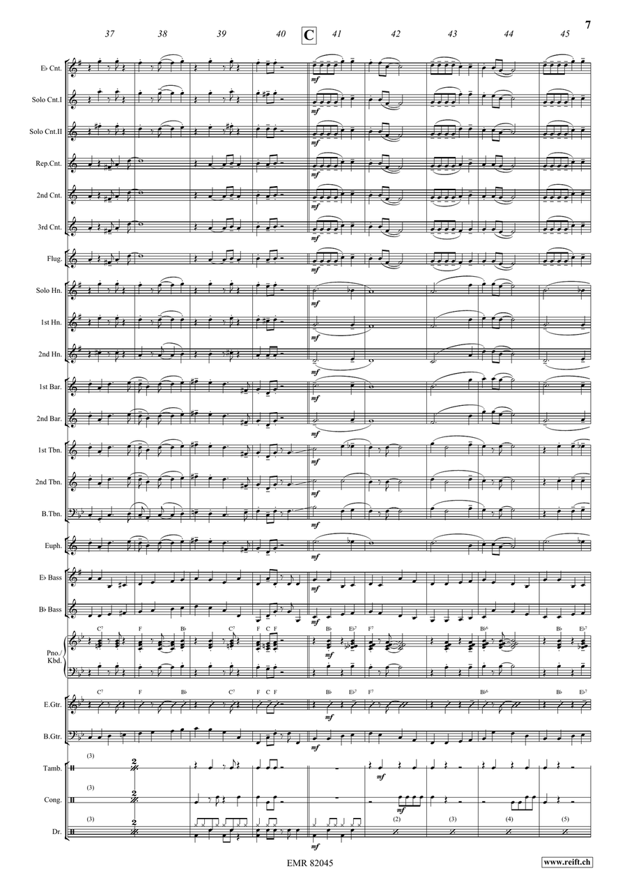 Birewegge Chäs und Brot Birewegge Chäs und Brot Brass Band scores gallery preview page 8