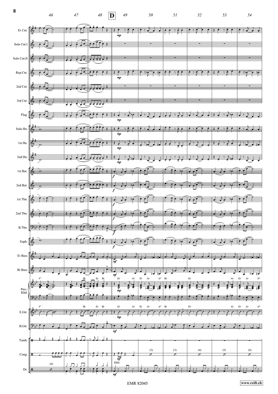 Birewegge Chäs und Brot Birewegge Chäs und Brot Brass Band scores gallery preview page 9