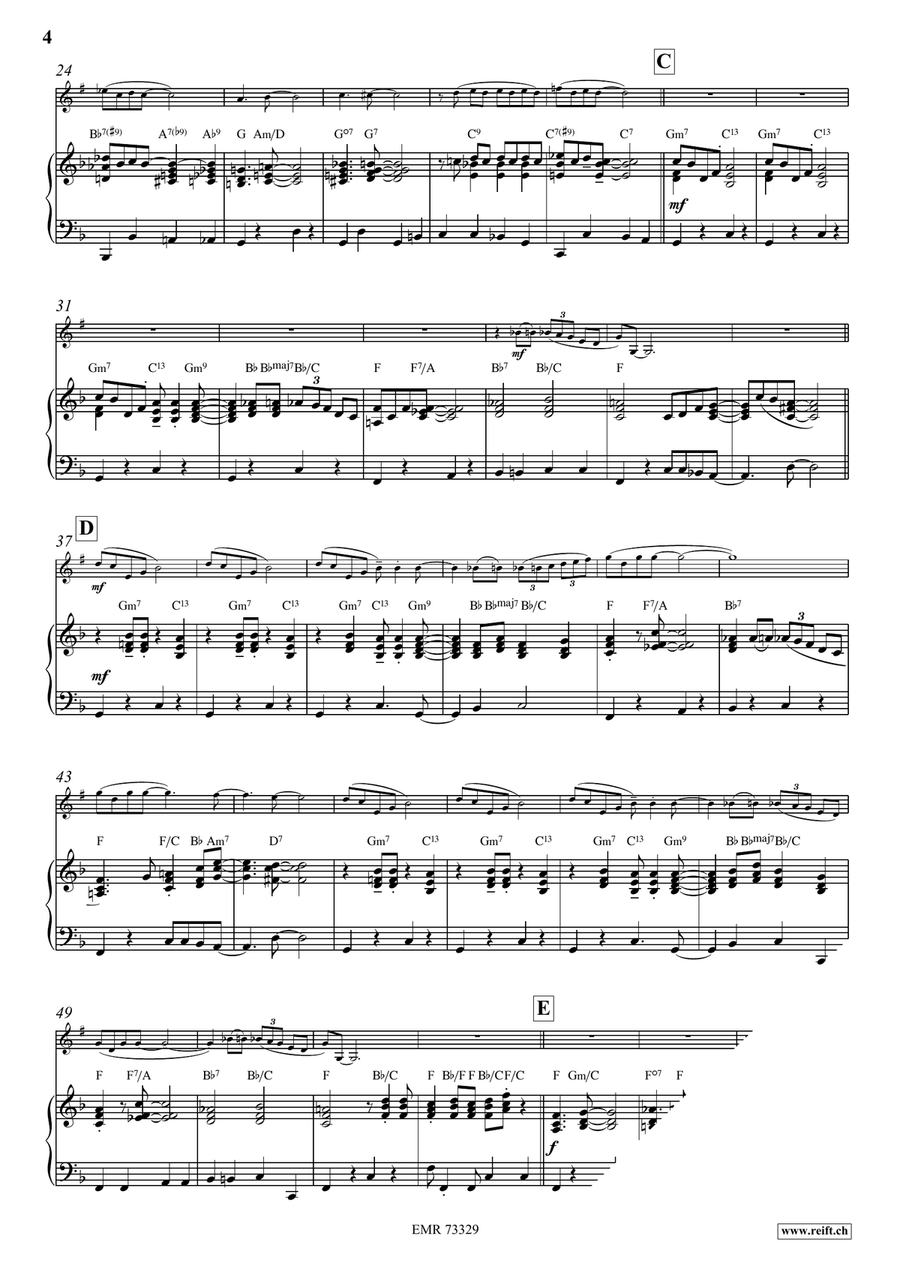 Honeysuckle Rose Honeysuckle Rose Euphonium scores gallery preview page 5