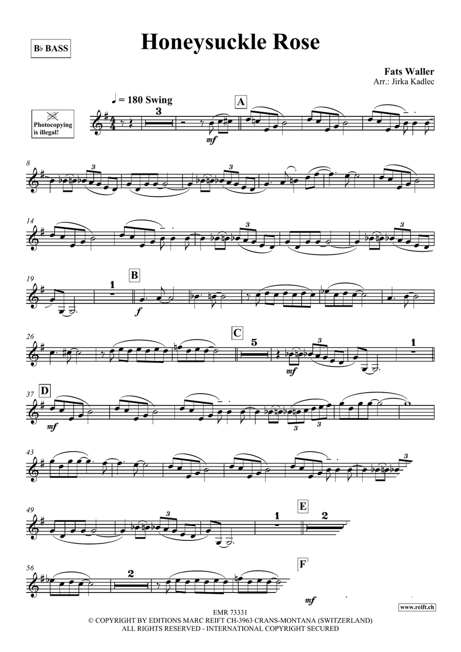 Honeysuckle Rose Honeysuckle Rose Voice Solo scores gallery preview page 3