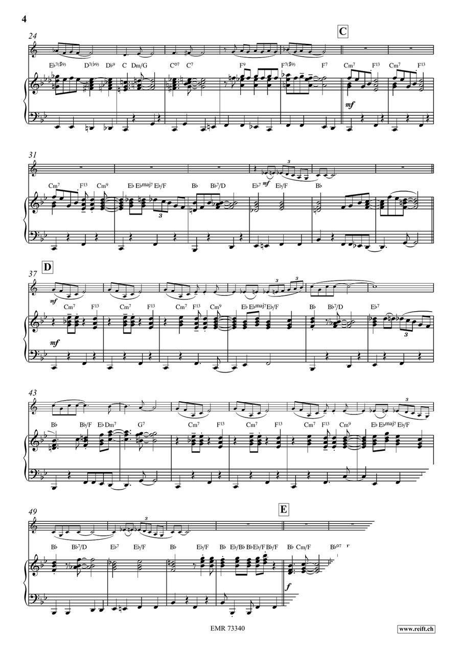 Honeysuckle Rose Honeysuckle Rose Bass Clarinet scores gallery preview page 5