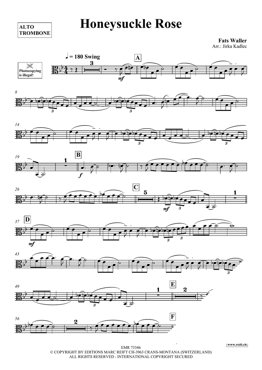 Honeysuckle Rose Honeysuckle Rose Piano Accompaniment scores gallery preview page 3
