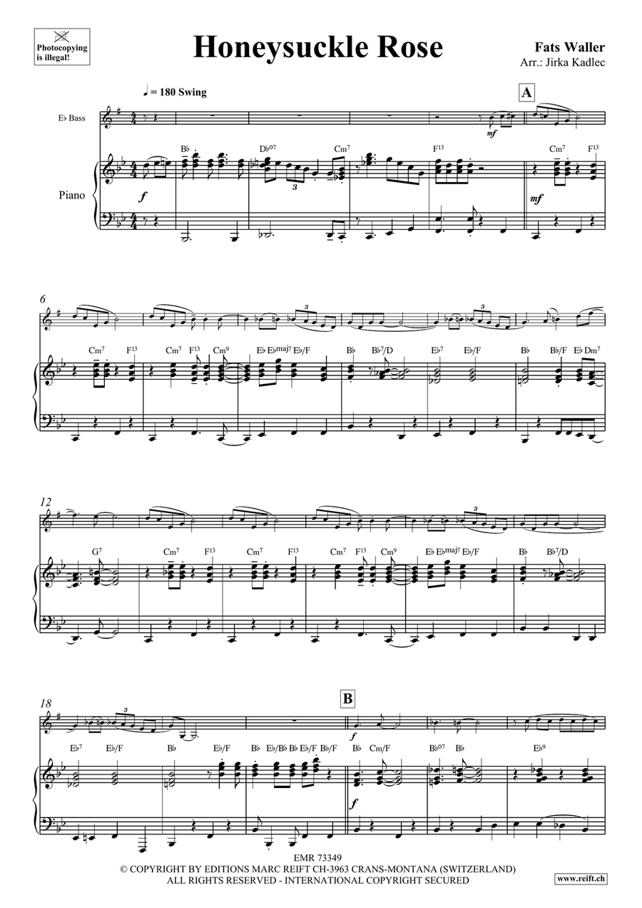 Honeysuckle Rose Honeysuckle Rose Voice Solo scores gallery preview page 4