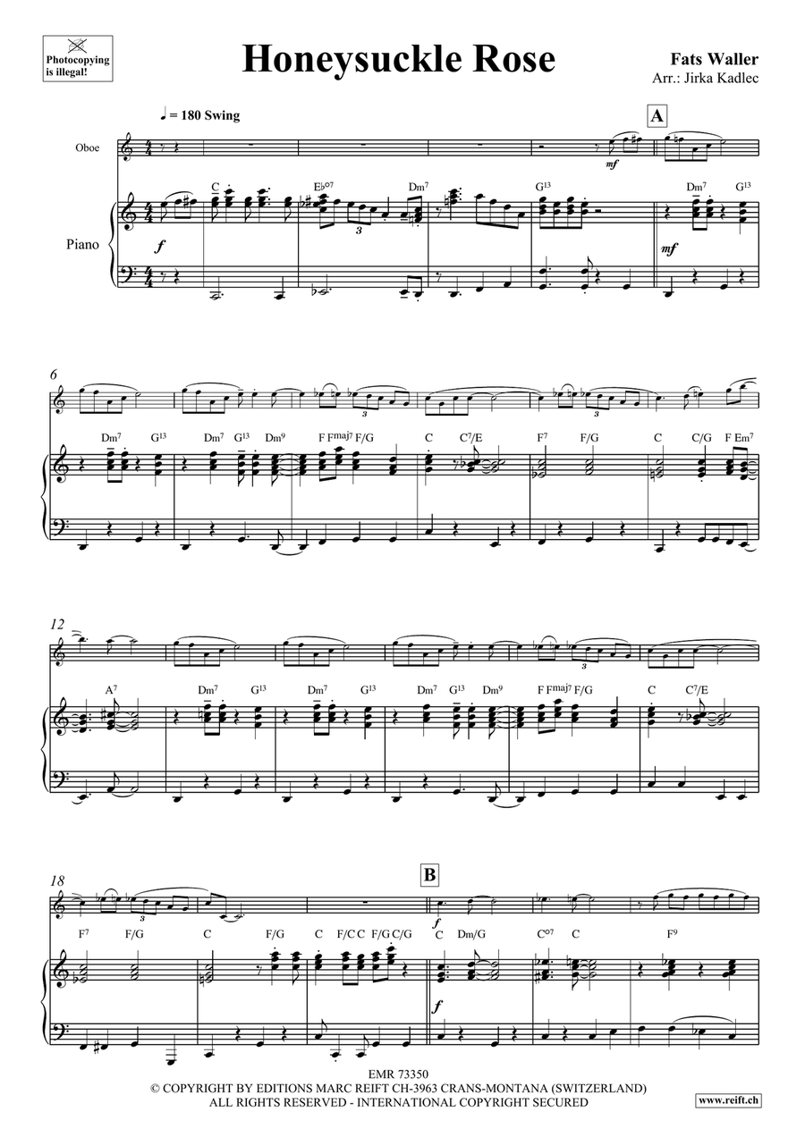 Honeysuckle Rose Honeysuckle Rose Piano Accompaniment scores gallery preview page 4
