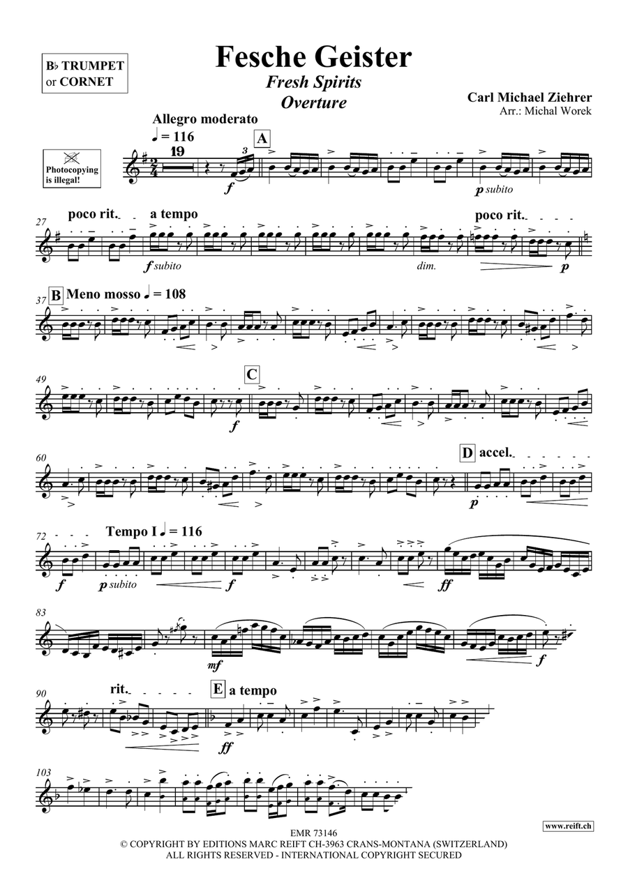Fesche Geister Fesche Geister Cornet scores gallery preview page 3