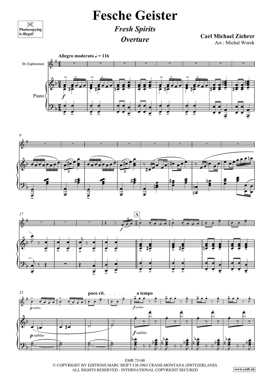 Fesche Geister Fesche Geister Euphonium scores gallery preview page 4
