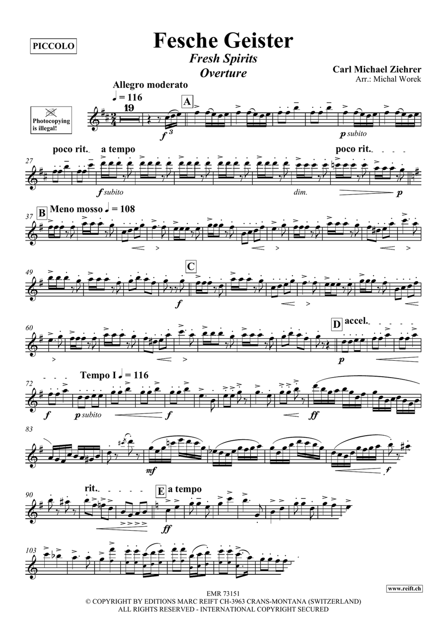 Fesche Geister Fesche Geister Piccolo scores gallery preview page 3