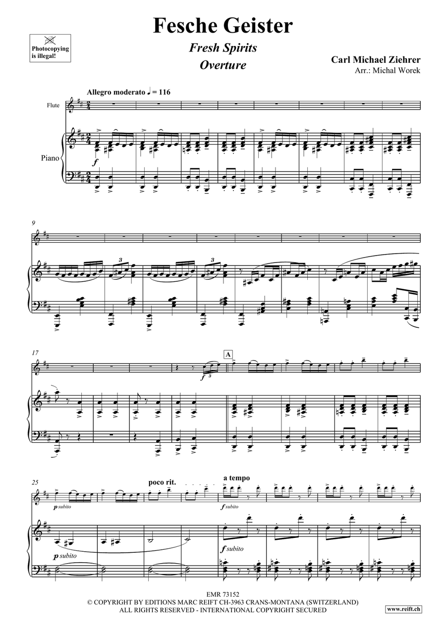 Fesche Geister Fesche Geister Flute Solo scores gallery preview page 4