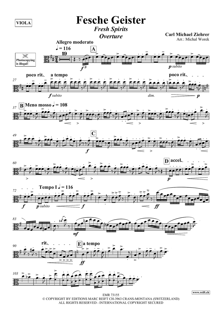 Fesche Geister Fesche Geister Piano Accompaniment scores gallery preview page 3