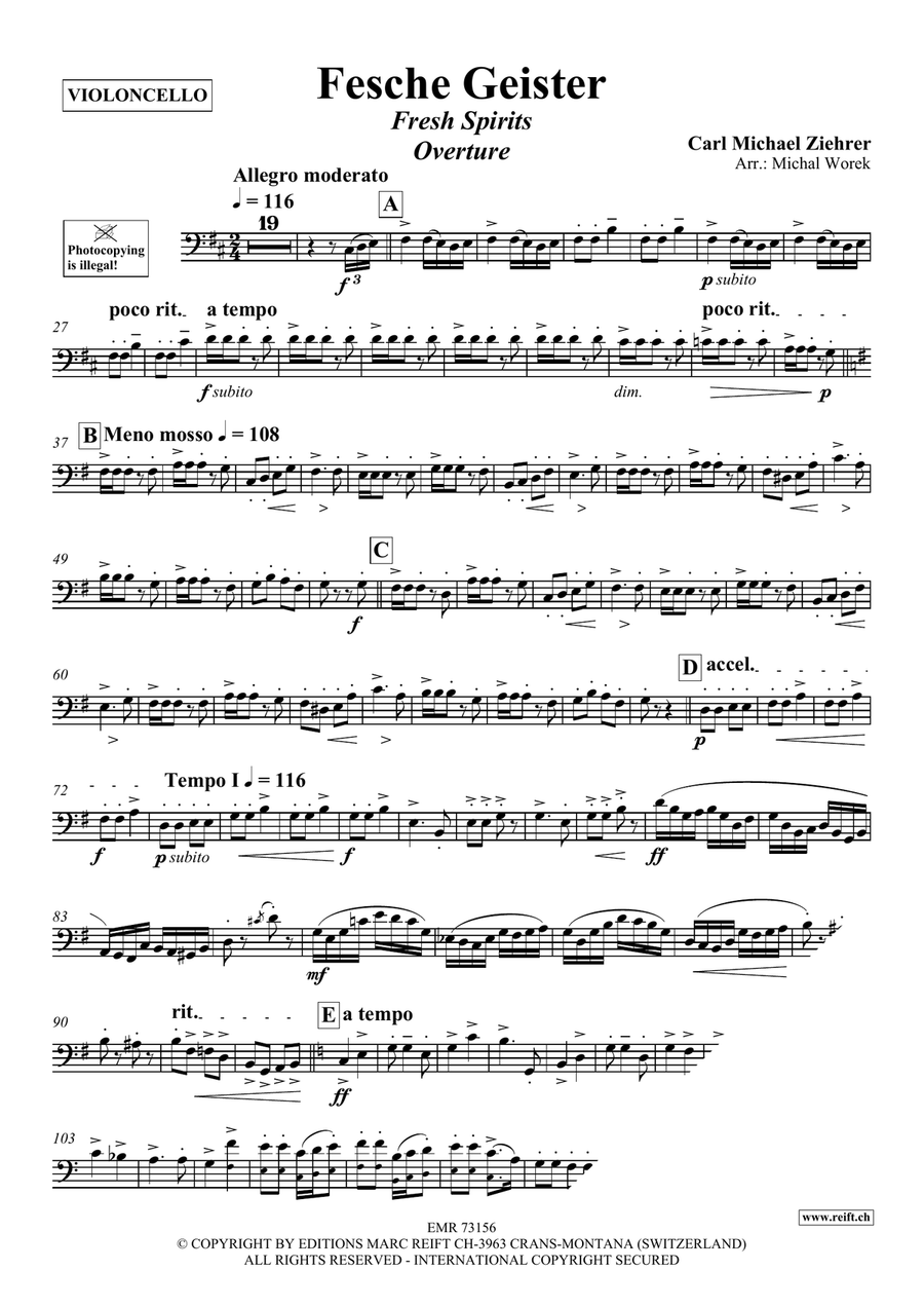 Fesche Geister Fesche Geister Piano Accompaniment scores gallery preview page 3