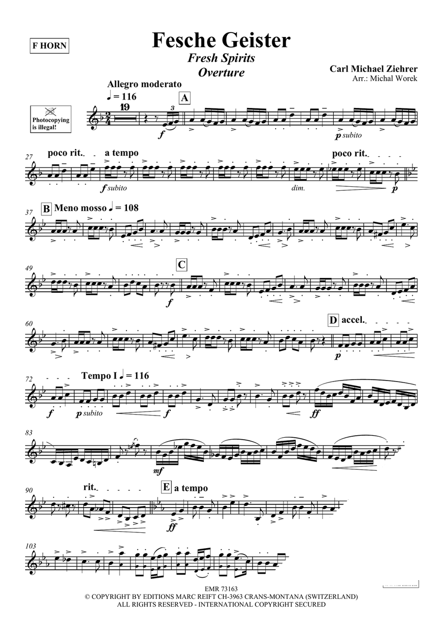 Fesche Geister Fesche Geister Horn scores gallery preview page 3