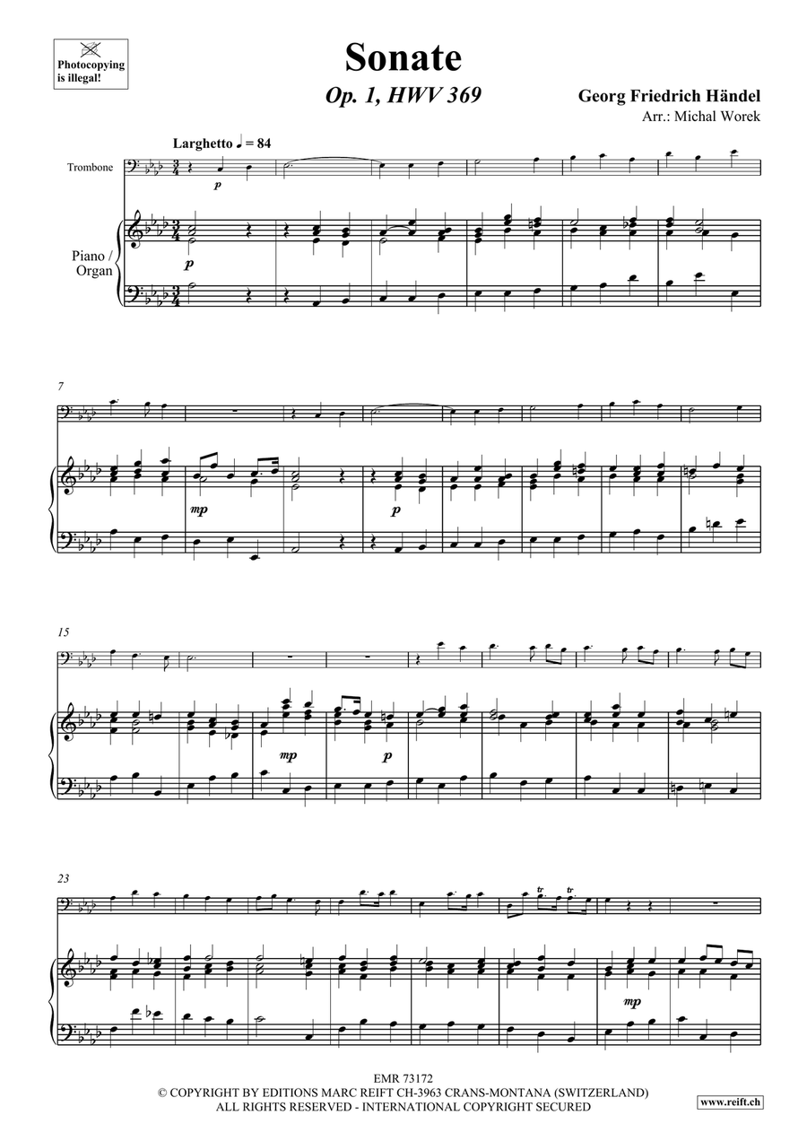 Sonate Sonate Organ scores gallery preview page 4