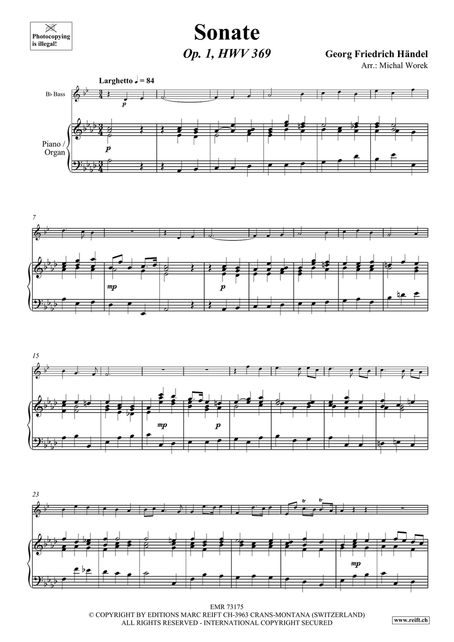 Sonate Sonate Organ scores gallery preview page 4