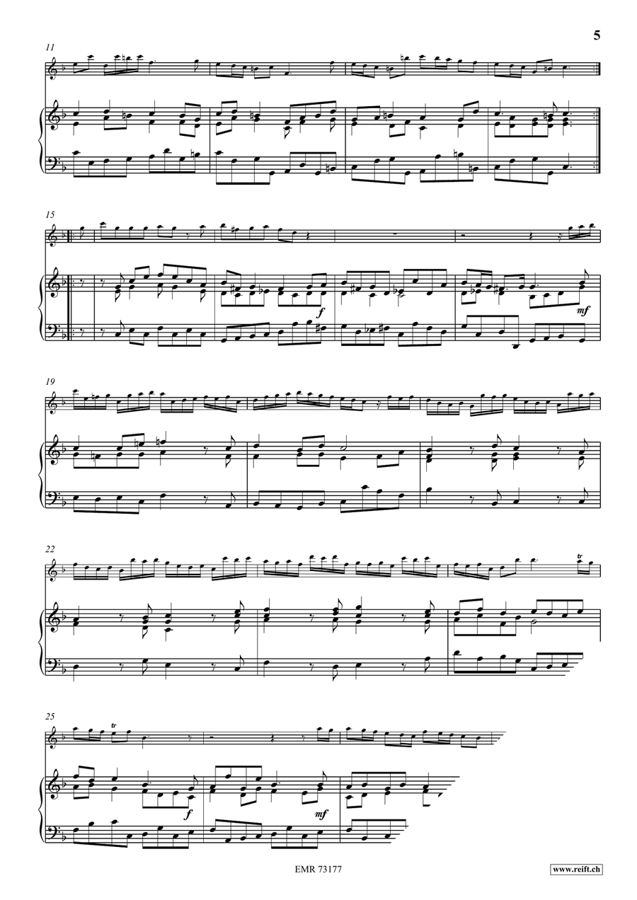 Sonate Sonate Flute Solo scores gallery preview page 6