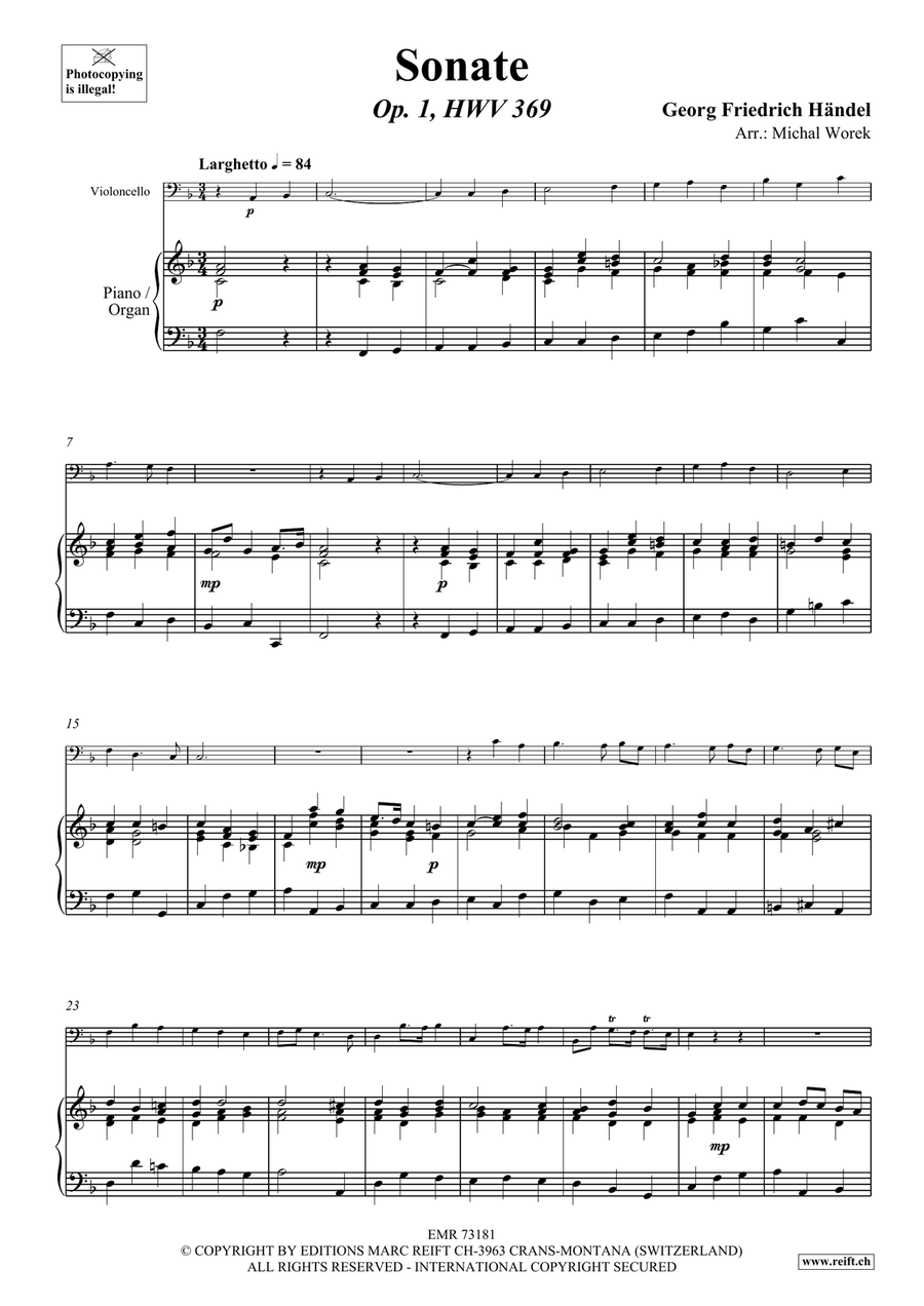 Sonate Sonate Organ scores gallery preview page 4