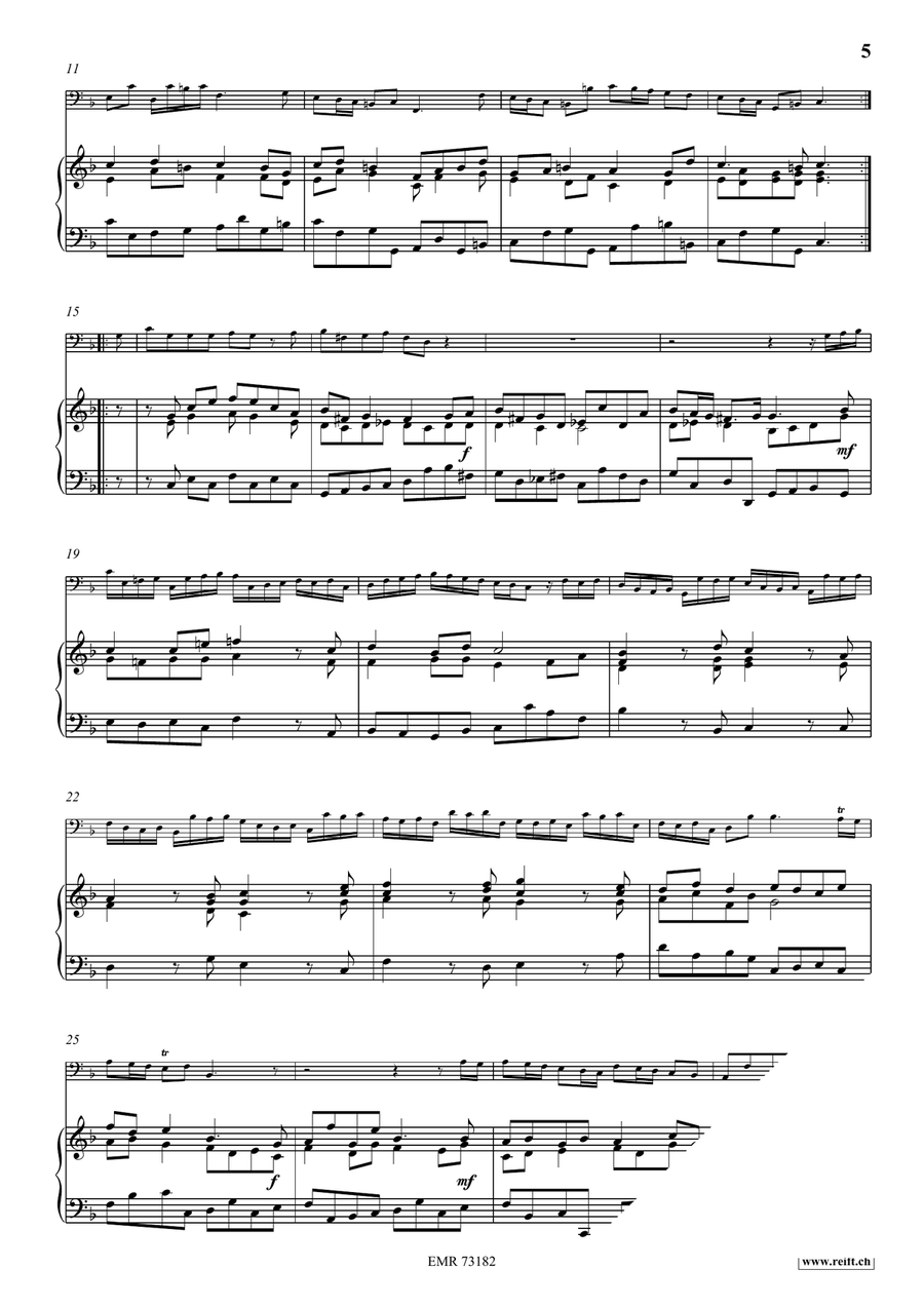 Sonate Sonate Double Bass scores gallery preview page 6