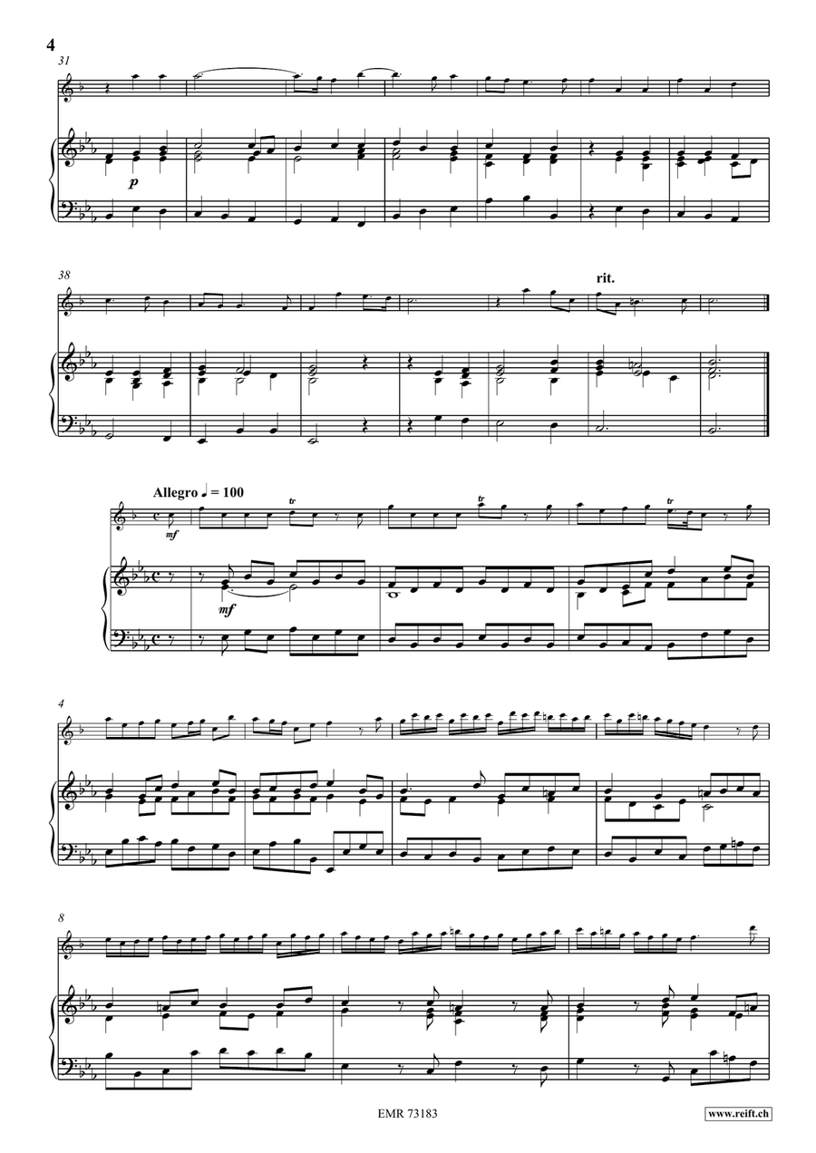 Sonate Sonate Clarinet Solo scores gallery preview page 5