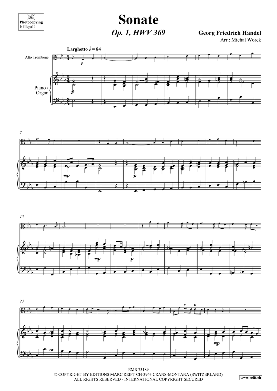 Sonate Sonate Organ scores gallery preview page 4