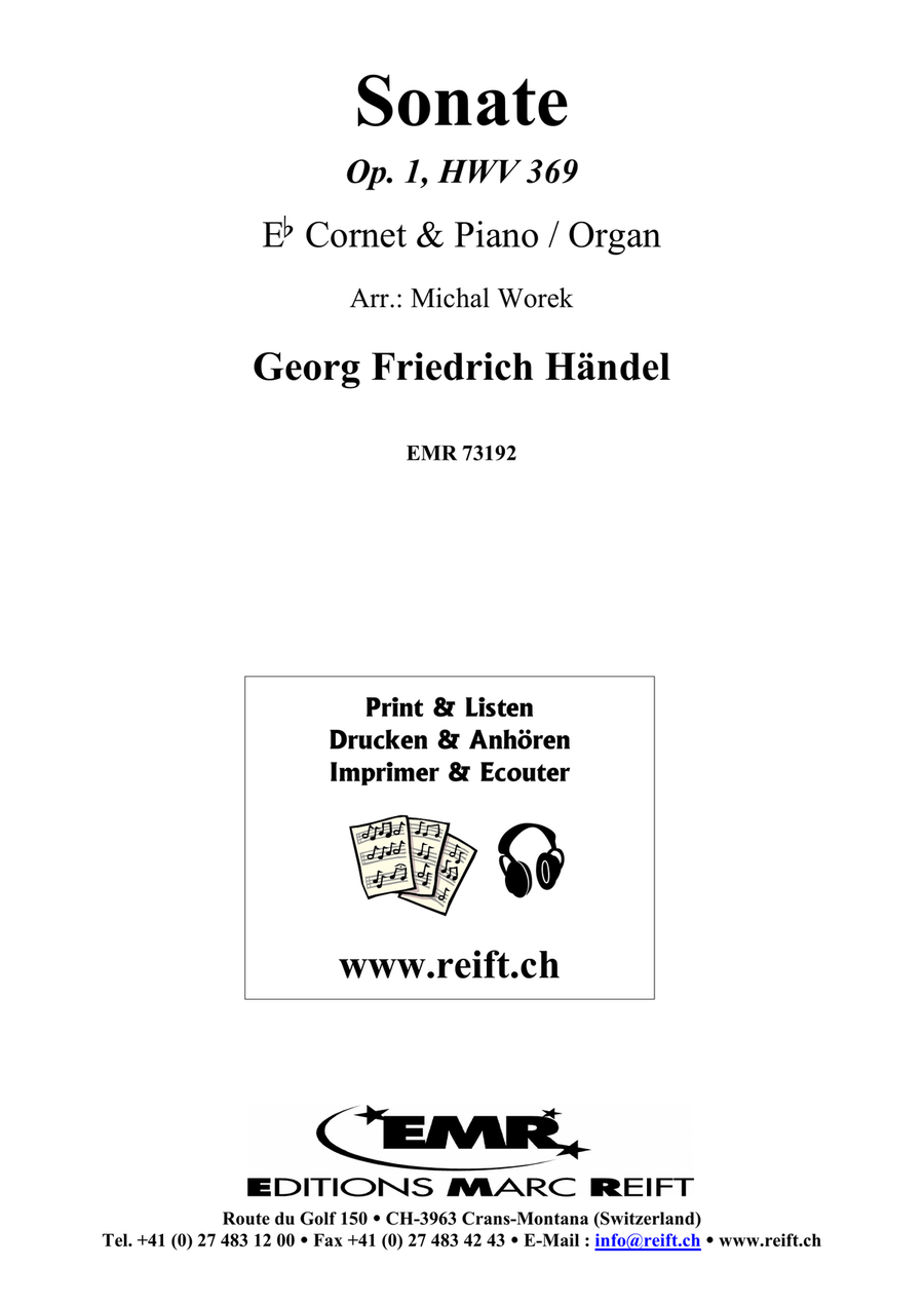 Sonate Sonate Cornet scores gallery preview page 2