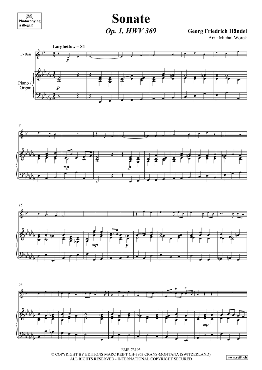 Sonate Sonate Organ scores gallery preview page 4