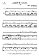 Laudate Dominum Organ scores gallery preview page 3