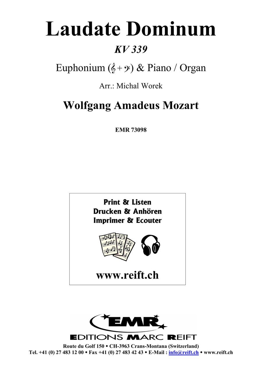 Laudate Dominum Laudate Dominum Euphonium scores gallery preview page 2