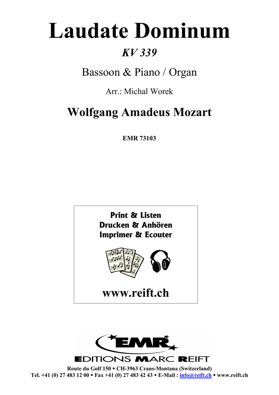Laudate Dominum Laudate Dominum Bassoon Solo scores gallery preview page 2