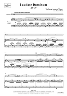 Laudate Dominum Double Bass scores gallery preview page 3