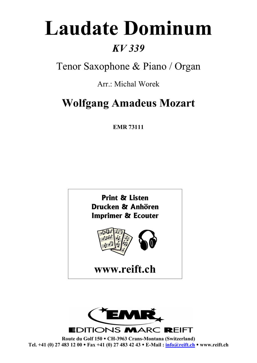 Laudate Dominum Laudate Dominum Tenor Saxophone scores gallery preview page 2