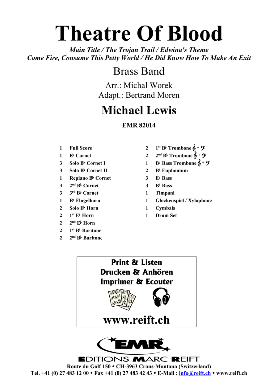 Theatre Of Blood Theatre Of Blood Brass Band scores gallery preview page 2