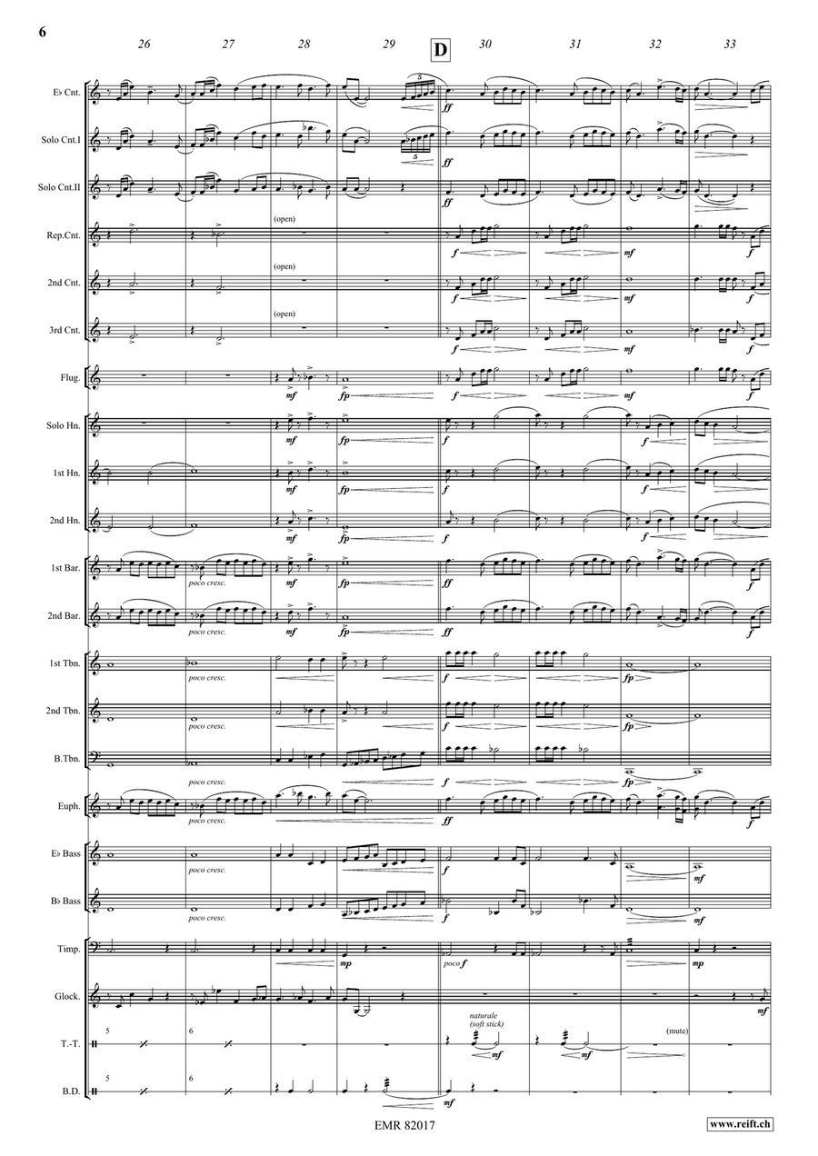 Young Sherlock Holmes by Bruce Broughton Brass Band - Sheet Music page 7