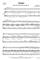 Adagio Piano Accompaniment scores gallery preview page 3